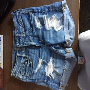 American Eagle midi shorts